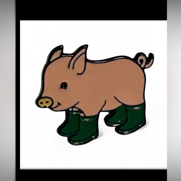 Three Little Pigs Enamel Pin Set Trio #9270 - Picture 4 of 8